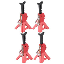 4Pcs 1/10 RC Cars Metal Jack Stands Repairing Tool Crawler Climbing Car Repair Tools Diecasts Vehicles Model Parts,