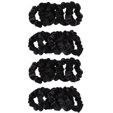 20 Pack Black Velvet Scrunchie Hair Elastics Hair Bobbles Hair Bands