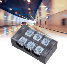 Morsetto terminale a vite durevole con 3 slot, 45A 600V, con viti in zinco 4503