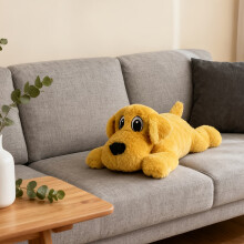 (M, Yellow) Interactive Durable Dog Toys | Plush Dog Companion, Suitable For Small, Medium, And Large Dogs, Comfortable Plush, Christmas Gift