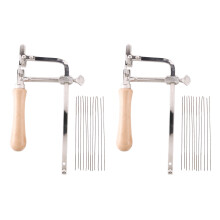 2X Arco De Sierra Ajustable Profesional Manejar De Madera De Joya Marco De Sierra Herramientas Manuales Marco De Sierra De Joyero