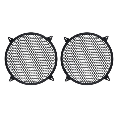2X Subwoofer Grid Lautsprecher Verstaerker Grillabdeckung Mesh Car - 10 Zoll