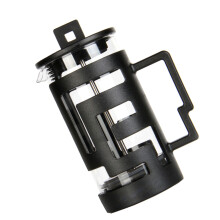 Glass French Press Coffee Tea Maker 350ml – Maze Shell Design Black