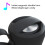 IPX5 Wasserfester Bluetooth-Lautsprecher 10W, 1500mAh, Schwarz 10