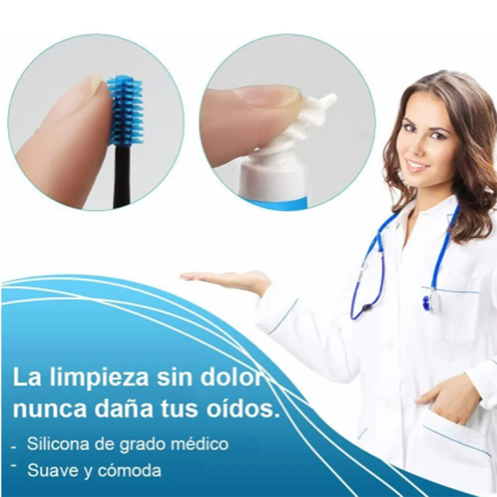 Versatile Ear Cleaner Kit with Spiral Earpick - Safe Earwax Removal