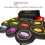 (Gift + Drum Sticker + Drum Stand + Teaching Materials + Drum Bag + Luminous Drum Sticks + Drum Stool) Household folding drum set 2