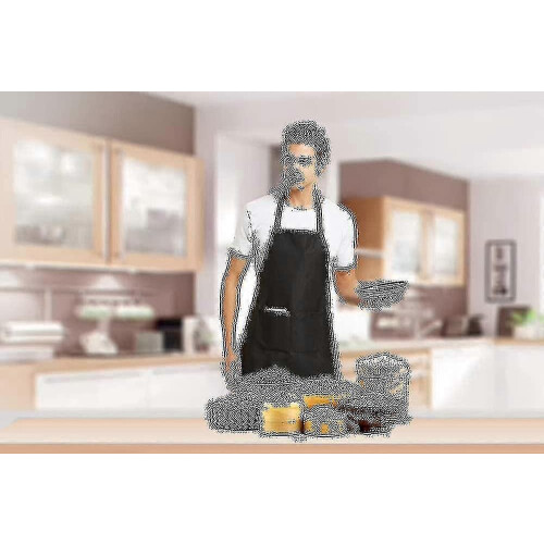 (Green) 12 Pack Plain Bib Aprons With 2 Pockets - Black Unisex Commercial Apron Bulk 2