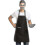 (Green) 12 Pack Plain Bib Aprons With 2 Pockets - Black Unisex Commercial Apron Bulk 4