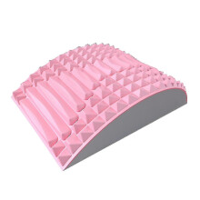 (Pink) Back Stretch Pillow For Back Pain Relief, Lumbar Support, Herniated Disc, Sciatica Pain, Neck Pain, Prolonged Sitting Support-h Hk