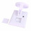 LED Vanity Mirror with 16 LEDs, Touch Control, Battery Powered, White 10