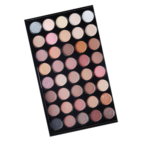 Palette di Ombretti Matte e Glitter a 40 Colori, Acquarello, E40#1