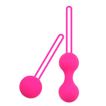 Set di 3 pezzi di eserciziatori vaginali in silicone, Palline rafforzanti, Variabile di dimensione