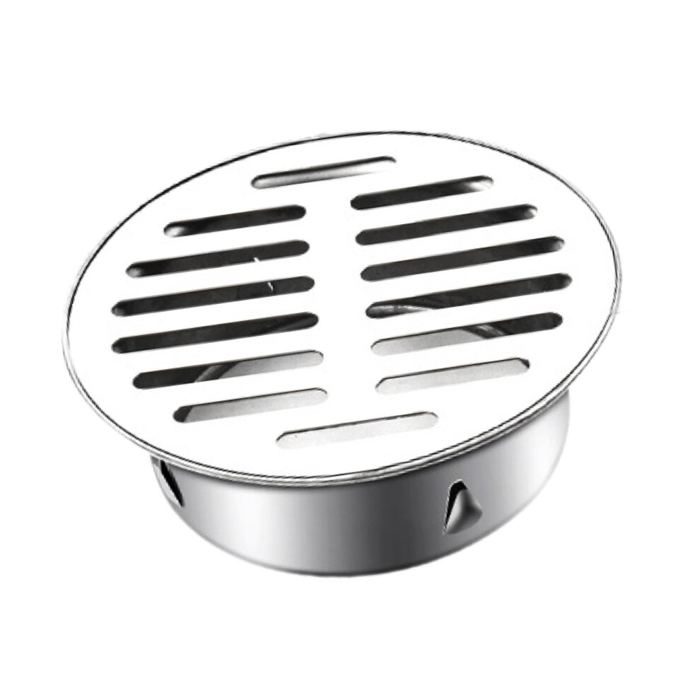 Stainless Steel Floor Drain Cover, Anticlog Grate For Bathroom, Kitchen, Patio, 12.6X4.2cm 9347817110555