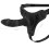 Black Silicone Strap-On Dildo 160x150mm, Adjustable Harness 5
