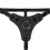 Schwarzer Strap-On-Dildo 160x150mm 29/27/43mm Silikon 11