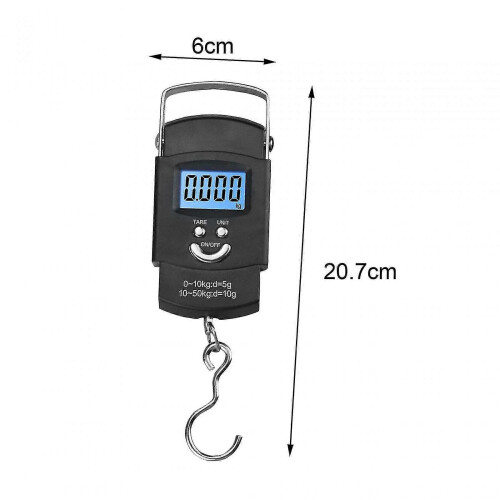 Digital Fishing Scale Handheld Lcd 110lb/50kg Baggage Scale Electronic Scale 2