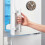 Wall Clock,non Ticking Battery,operated Magnet Refrigerator Kitchen Simple Small Round Sticker 2