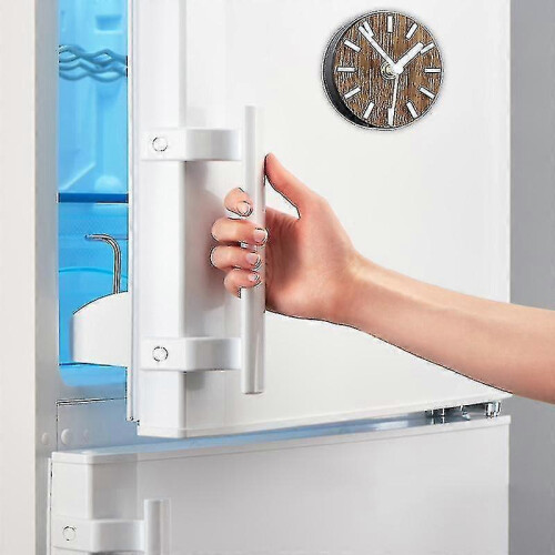 Wall Clock,non Ticking Battery,operated Magnet Refrigerator Kitchen Simple Small Round Sticker 1