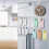 Wall Clock,non Ticking Battery,operated Magnet Refrigerator Kitchen Simple Small Round Sticker 3