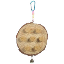 Bird Toy Wooden Bird Chew Toy Bird Cage Suspending Toy Parrots Chewing Toy Birdcage Toy