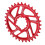 Oval Chainring for Bicycle Drivetrain, Direct Mount Oval Chainring Compatible with 12 Speed System, Offset Chainring with Anodized Surface and Positio 2