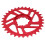 Oval Chainring for Bicycle Drivetrain, Direct Mount Oval Chainring Compatible with 12 Speed System, Offset Chainring with Anodized Surface and Positio 6