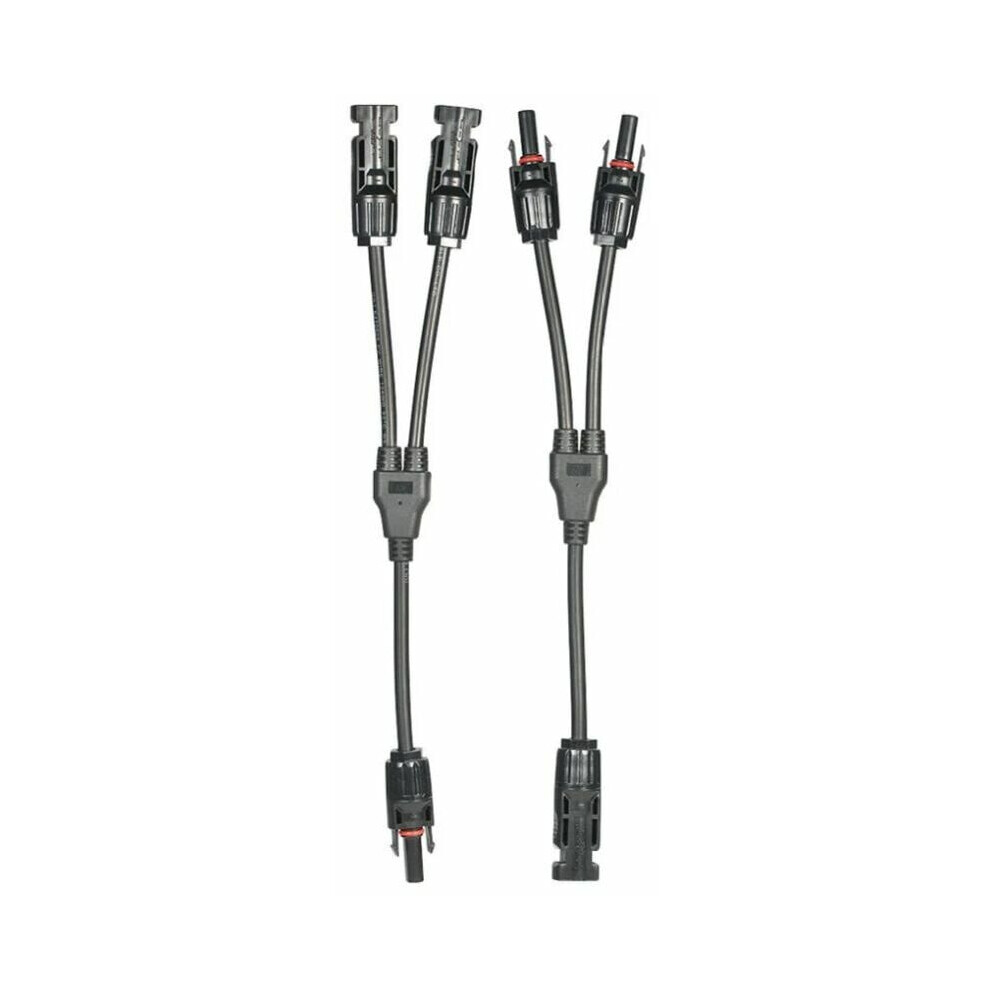 Solar Panels Companion: Waterproof & Dustproof Y Branch Parallel Adapter, High-Quality Solar Connectors For Wide Application, Resilient Ppo Plastic 9358999591087