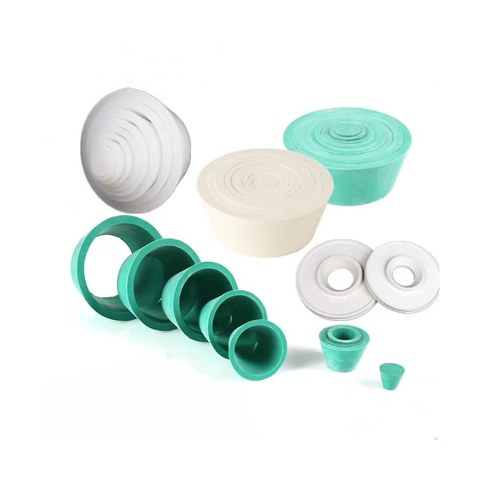 Laboratory Rubber/Silicone Funnel Holder Temperature Resistant Buchner Funnel Holder Set Silicone Holder Size 9199774151573