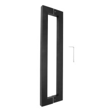 Commercial Grade Heavy Duty Stainless Steel Push Pull Door Handle, Ergonomic Design Anti Rust Solid Construction for Wooden Glass Aluminum Doors