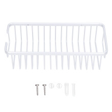 Organizador de almacenamiento multiusos, estante resistente que ahorra espacio para baño, cocina y servicios generales, estante de pared.