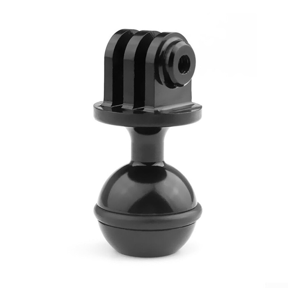 Dive Camera Ball Adapter 1Inch Aluminium Alloy Ball Joint Bracket For Mounting Light/Black 9382693777379