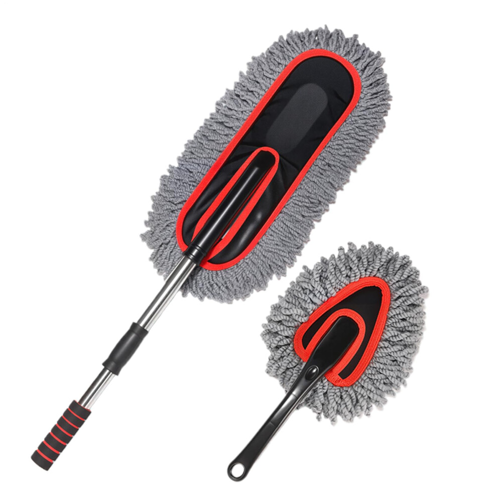 Car Wash Brush With Soft Bristles, Extendable Telescopic Handle For Scratch Interior And Exterior Cleaning 9426802523300