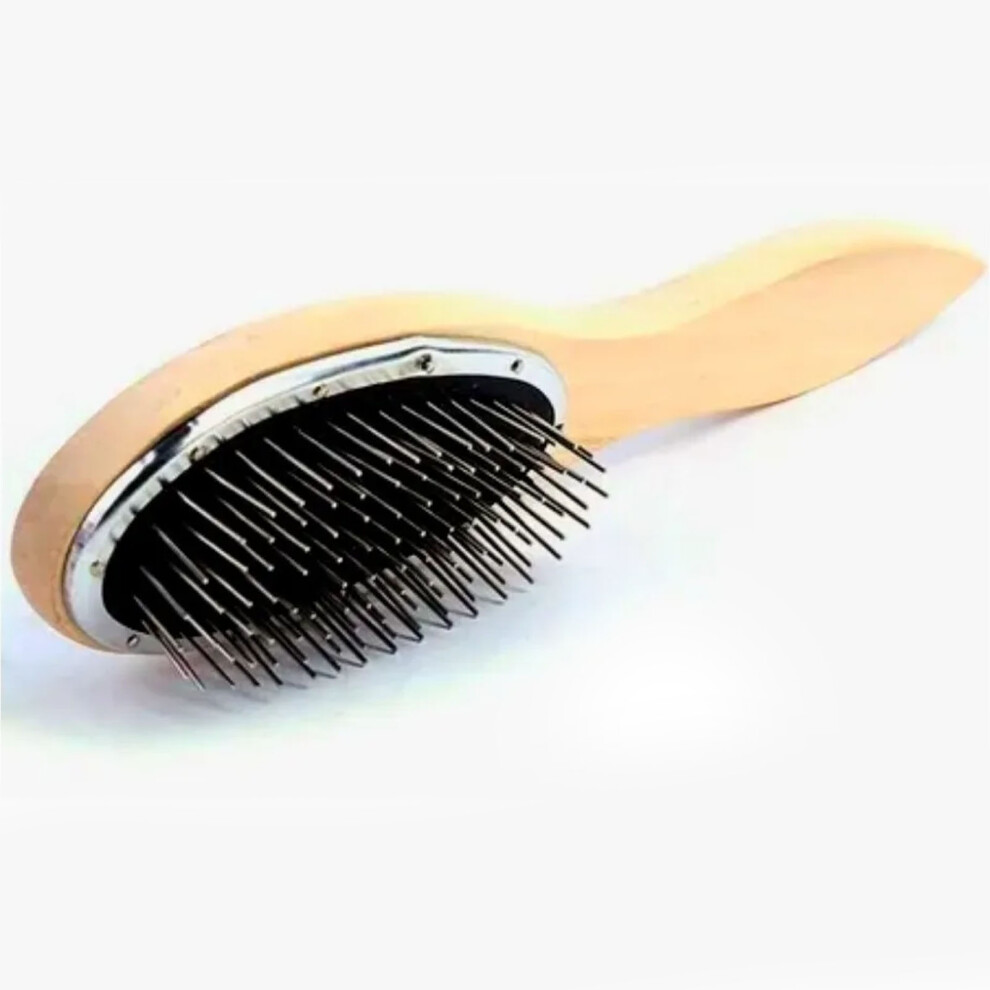 Durable Steel Pin Wig Brush Prevents Frizz Perfect for Wig Care