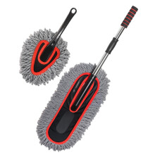 Car Cleaning Brush Double Sided Microfiber Car Wash Duster with Telescopic Handle for Interior and Exterior