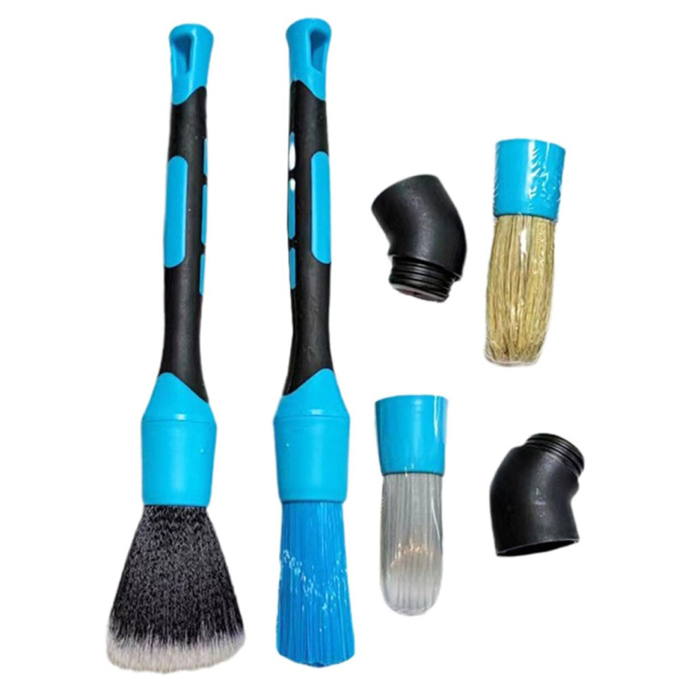 Car Detailing Kit With Soft Bristle Interior Cleaning Brush Set For Multisurface Deep Reach 9382693777652