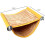 Hammock Window Perch Cat Bed, WallMounted Cat Hammock, SpaceSaving Pet Bed, Yellow, Size L, Winter Warmth 3