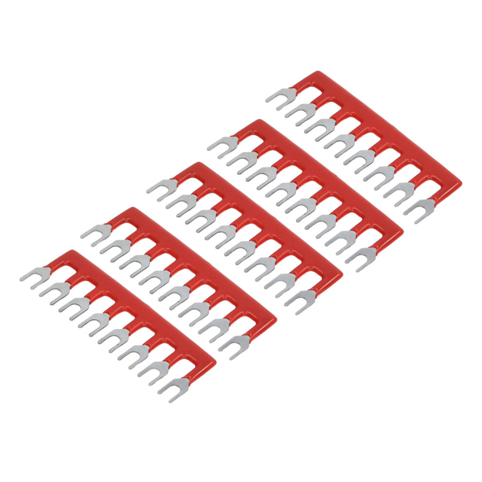 10Pcs Red Copper Flame Retardant Terminal Block Tb 1508 400V 15A 7651371634801