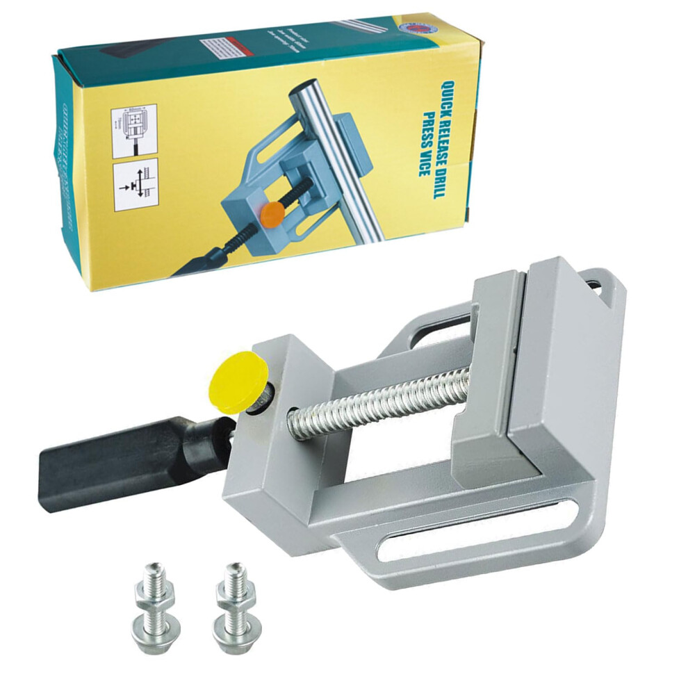Quick Release Drill Press Vise Clamp Aluminum Alloy For Woodworking And Metalworking Electric Drill Machine Clamping Tool 9189345307737