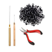 Outils de coiffure professionnels, kits d'extensions de cheveux pour usage en salon ou à domicile, fabrication soignée et conception légère pour