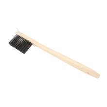 Pizza Oven Cleaning Brush with Wooden Handle, Temp Resistant Wire Grill Brush for BBQ