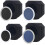 Compact Microphone Isolation Shield TwoTone White And Black Finish Optimized Reflection Control For  Audio 4
