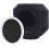 Compact Microphone Isolation Shield TwoTone White And Black Finish Optimized Reflection Control For  Audio 5
