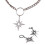 Collier avec pendentif étoile épine pour-boucles d'oreilles 2