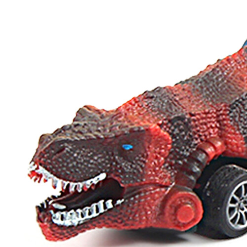 6 Stück Pull-Back-Dinosaurier: T-Rex 14x4x4 cm bunt 2