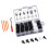 Kit da 100 rivetti a clip per paraurti auto con estrattore, ABS 220g 6