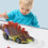 6 Stück Pull-Back-Dinosaurier: T-Rex 14x4x4 cm bunt 7