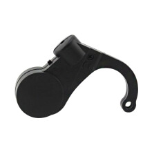 Driver Anti Sleep Alarm with Vibration Alert and Posture Reminder for Long Drives and Study Sessions Black