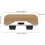 Car Sunglasses Holder with Secure Compact Storage, Universal Fit Visor Glasses Case, Beige 3