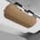 Car Sunglasses Holder with Secure Compact Storage, Universal Fit Visor Glasses Case, Beige 5