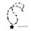 Collier de perles avec pendentif étoile, élégant, Style-Noir 6